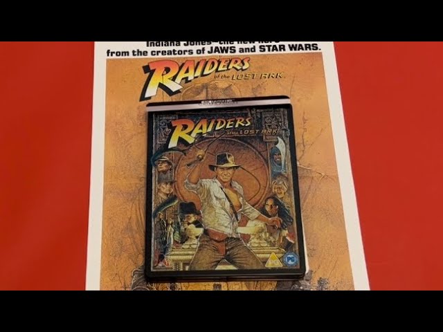 RAIDERS OF THE LOST ARK ☆ QUELLE GROSSE ARNAQUE CE STEELBOOK 4K UHD!!! 🤬  UNBOXING FR INDIANA JONES 