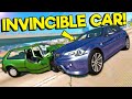 INVINCIBLE CAR VS PAPER CAR POLICE CHASE! - BeamNG Gameplay & Crashes - Cop Escape