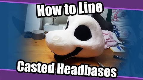How To Make Lining For Casted Fursuit Head Bases