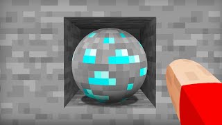 Minecraft But Anything I Touch Turns To Spheres!