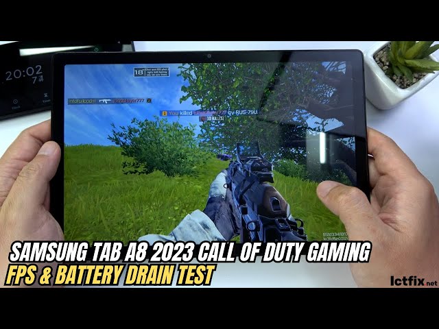 Samsung Galaxy Tab A8 2023 Call of Duty Mobile Gaming test | Unisoc Tiger T618