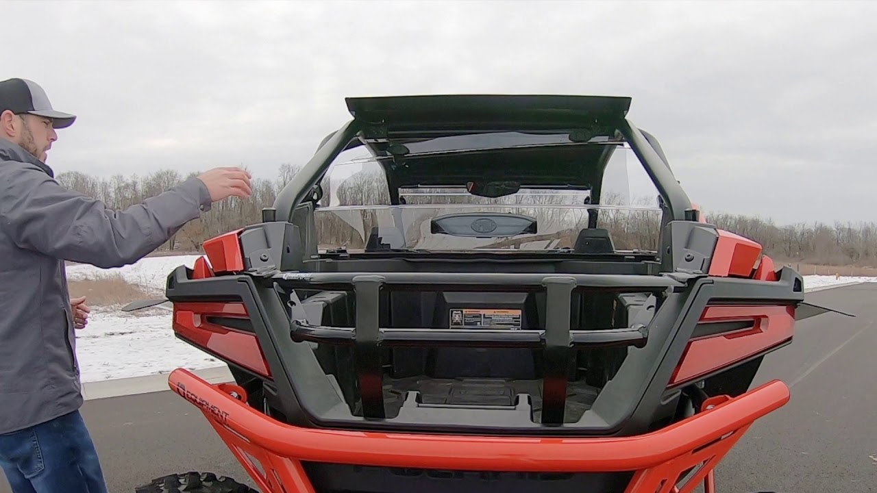 RZR Pro XP Rear Windshield - YouTube