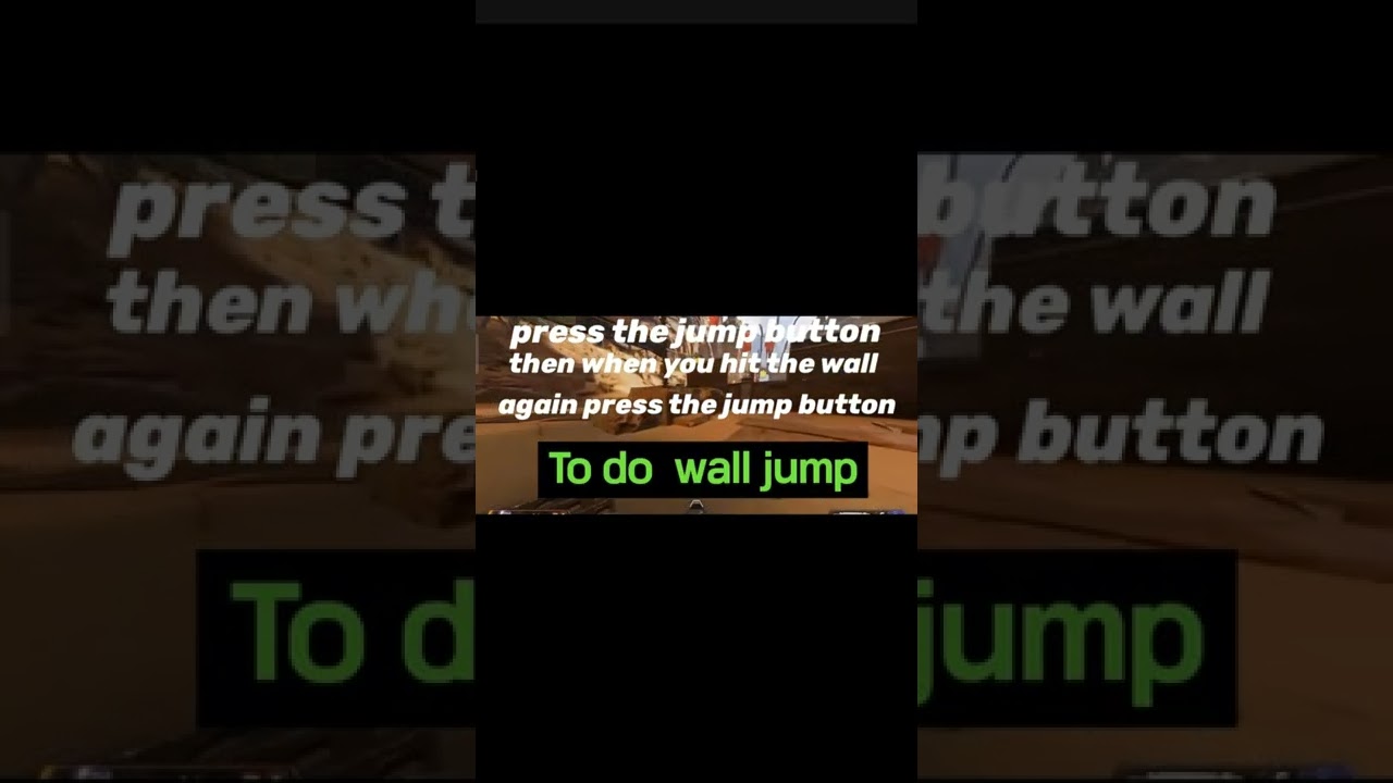 How to wall jump with controller in Apex legends