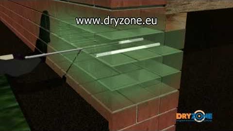 Dryzone Damp Proofing Cream Installation