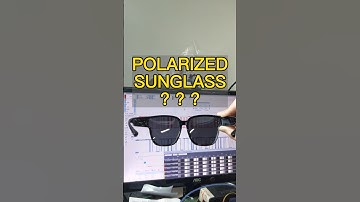 Most easy way to check Polarized Sunglasses. #life #tips