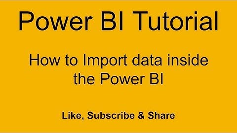 How to Import CSV data inside the Power BI | Importing Data into Power BI