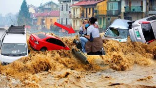 Apocalypse in Spain ! ️ ! Abnormal rain in lucena cardoba spain causes catastrophe flooding !