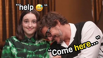 Pedro Pascal flirting with Everybody for 2 minutes straight