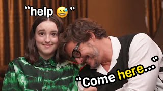Pedro Pascal flirting with Everybody for 2 minutes straight Wealth