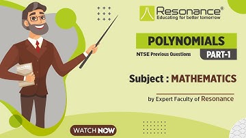 Polynomials | Part -1 | Mathematics | NTSE Previous year Questions | By Reso Expert
