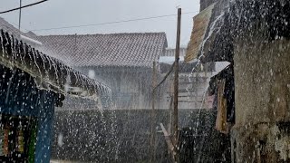 Heavy Rainstorm Sounds for Sleeping - Thunderstorm Rain Sounds for Deep Sleep, Rleaxing, Studying