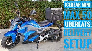 IceBear Mini Max 50cc - Ubereats / Doordash Delivery Setup for 2024