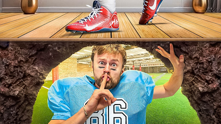 We Built a Secret Football Field in Our House