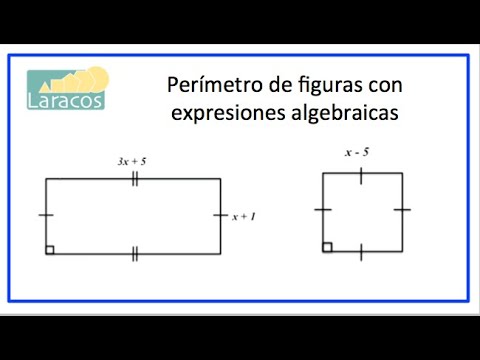 Perímetro de figuras con expresiones algebraicas - YouTube