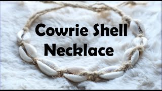 DIY Cowrie Shell Necklace Easy Tutorial, Learn How to Make Tribal Handmade Jewelry