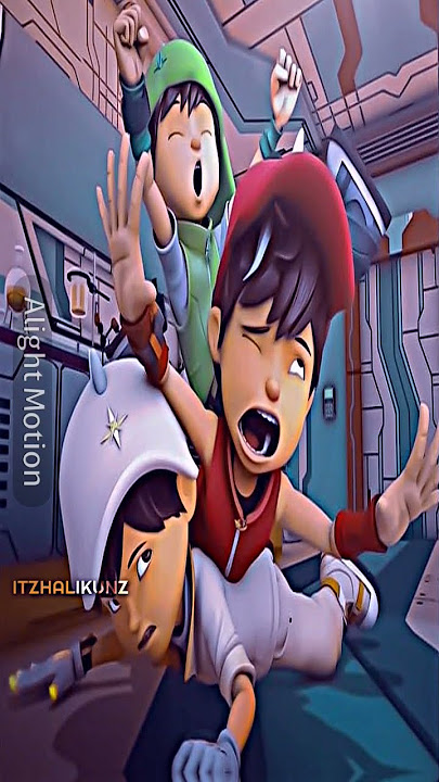 jedag jedug boboiboy api, daun & cahaya