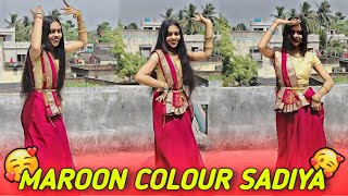 Maroon Colour Sadiya मरन कलर सरय Dance Choreograph 