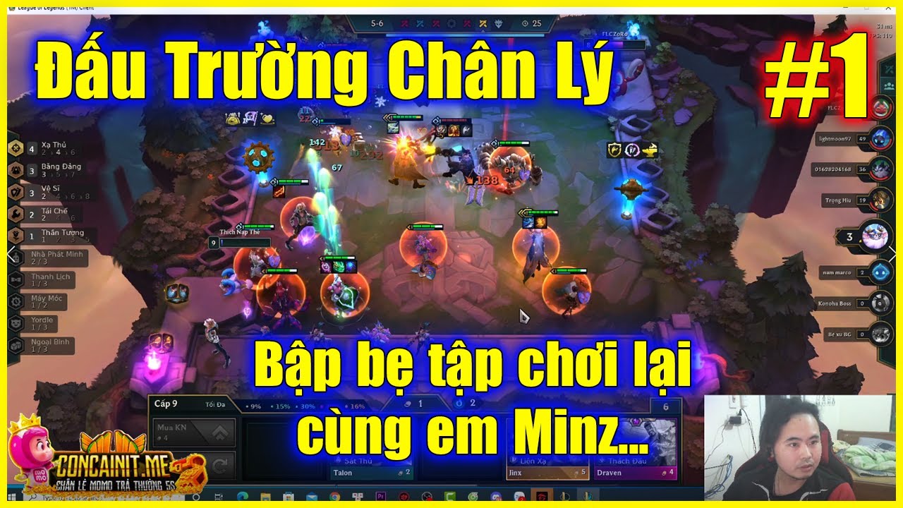 Đấu trường chân lý ( tập 1)  – Trở lại tập chơi cùng em Minz gà mờ….