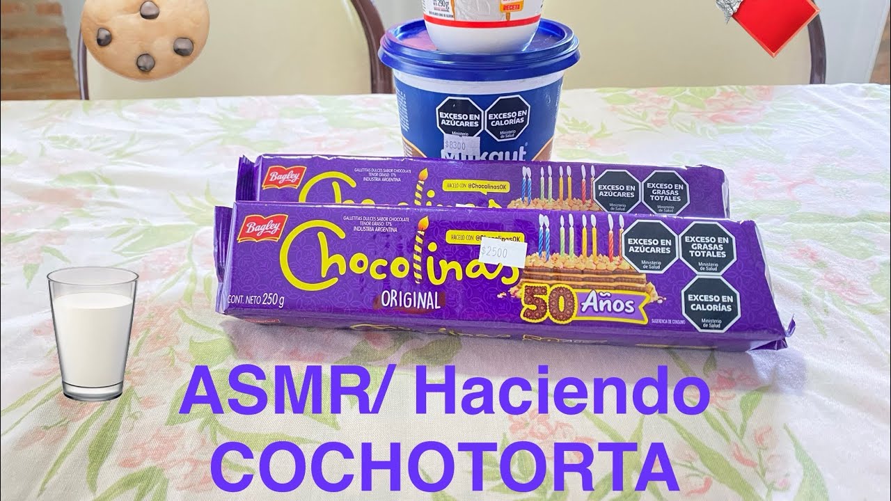 ASMR/ Haciendo CHOCOTORTA 🍫🍪🤎