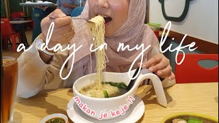 spend the day with me!!✨️ #dailyvlog🌹jalan jalan cari makan | coffee | cake | laksa🐰