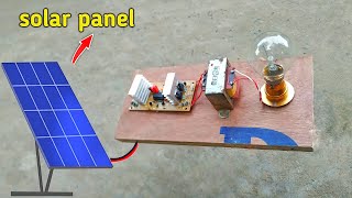 How to make solar inverter without battery at home | free energy