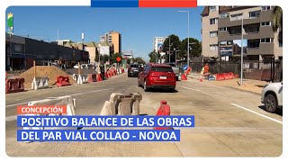 Positivo balance de las obras de construcción del par vial Collao - Novoa