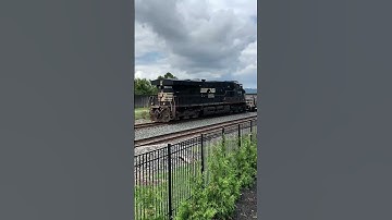 NS east bound Train Pulls Long hood Forward #train #Shorts