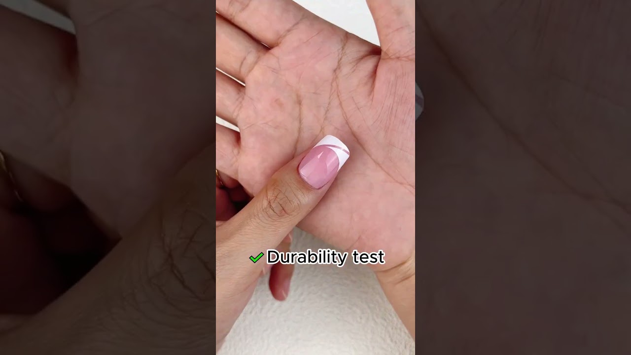 Solid nail glue gel tutorial
