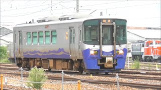 えちごトキめき鉄道 ET122形気動車K4編成 検査完了し長総から所属先に回送される！ 2023.7.13 JR長野総合車両センター　panasd 3143