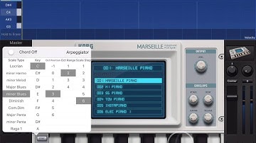 【KORG Gadget】C minor Blues Scale