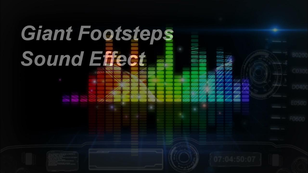 Giant Footsteps Sound Effect YouTube