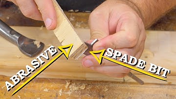 How to Sharpen a Spade Bit in Seconds