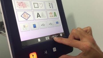 Threading Brother PR670e Multi needle embroidery machine