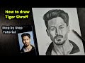 How To Draw Tiger Shroff Step By Step Sketch Tutorial Part 2 Pencil Shading Blending Hair Beard 
