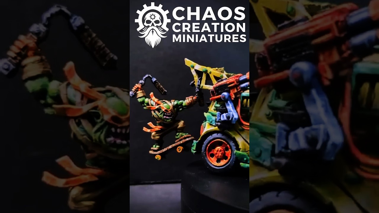 Speed painting an Michaelangelork TMNT style 