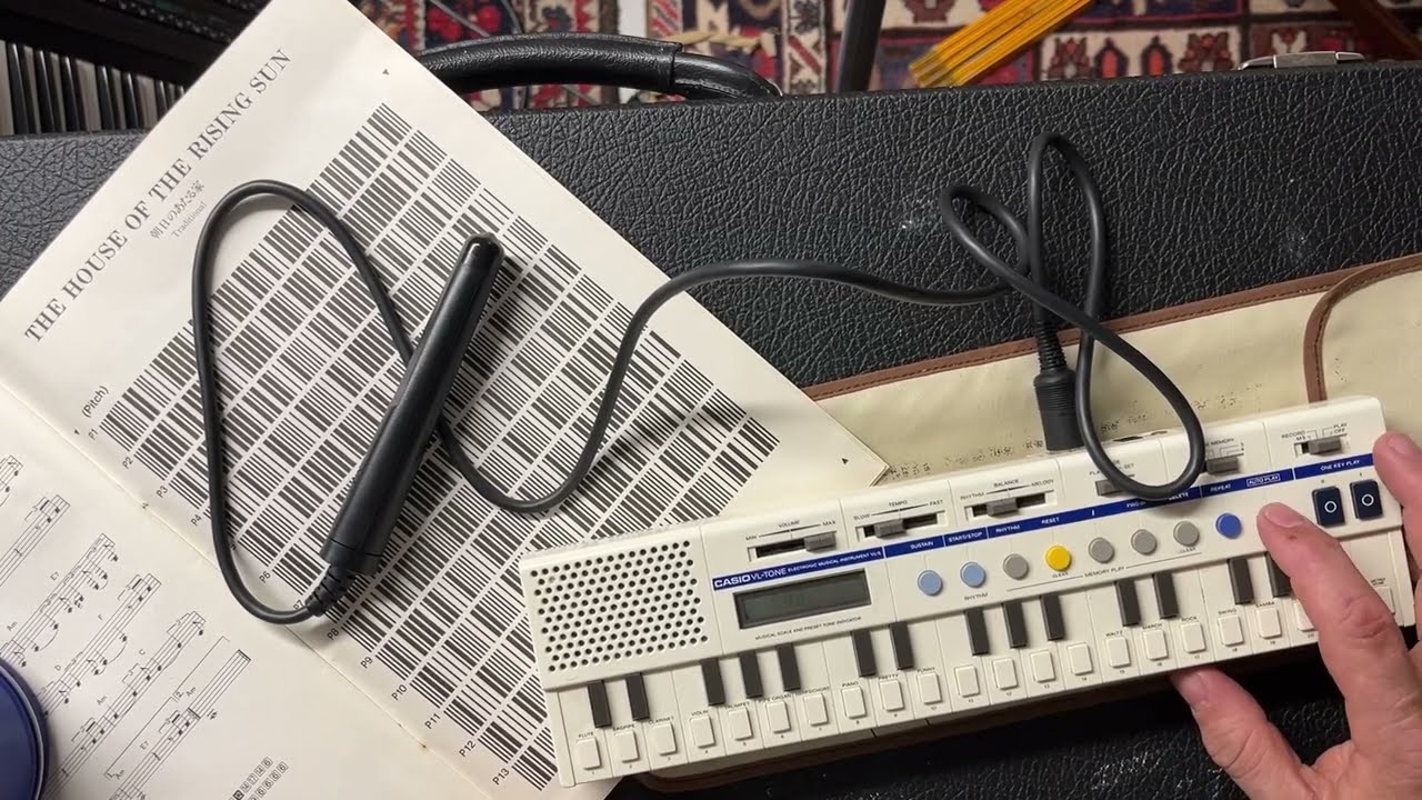 美品】CASIO VL‑5 VL‑Tone バーコード読取自動演奏！ Casio VL-