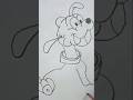 Easy Disney Dog Drawing for Kids 🎨 | Shorts Video #shorts
