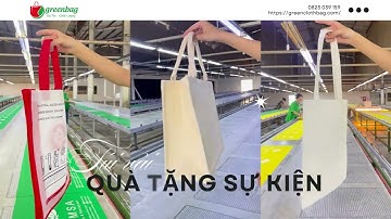 Quà tặng sự kiện với túi vải - Dấu ấn thương hiệu