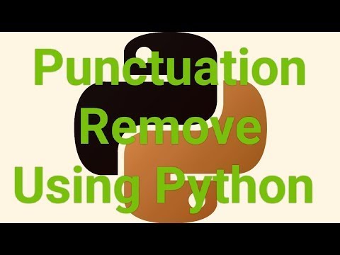 Punctuation Remove From String Using Python - Free Python Course