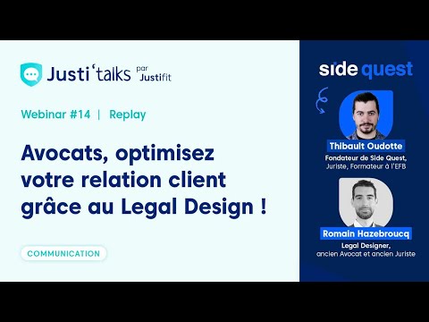 [Webinar] Avocats, optimisez votre relation client grâce au Legal Design !