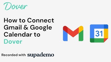 How to Connect Gmail or Google Calendar to Dover
