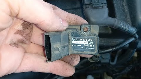 How DO you replace a Volvo D5 MAP Sensor? 🤔 (Manifold Absolute Pressure) #diymechanic