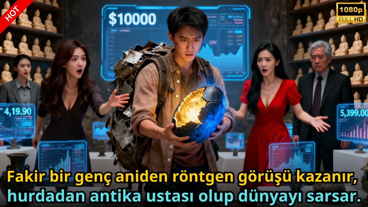 Fakir bir genç aniden röntgen görüşü kazanır, hurdadan antika ustası olup dünyayı sarsar.