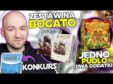 Planszówkowe Newsy #96 (Konkurs, Mokradła i Smoki, Wilki, Age of Steam, Unmatched Adventures...)