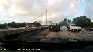 Tailgater Changing Lanes Without Looking Gets Rear-Ended || ViralHog