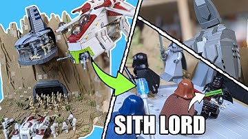 I Turned An Old LEGO Star Wars Droid Base Into An Ancient Sith Temple Moc!