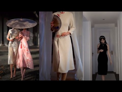 Video [Tik Tok TQ]Vẻ đẹp của sườn xám Trung Hoa||Gấu Con... - youtube