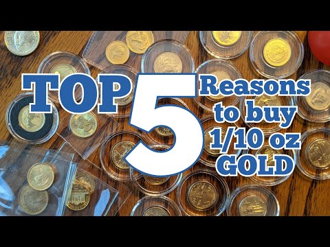 Top Reasons To Buy 1/10 Oz Fractional Gold Coins. Plus A JM Bullion And SD Bullion Gold Unboxing