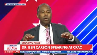 Ben Carson REFUSES to end his CPAC speech
