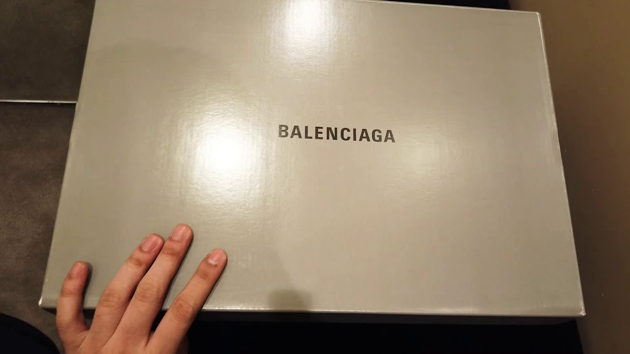 Vlog #1 - Unboxing the New Balenciaga Track LED Sneakers - YouTube